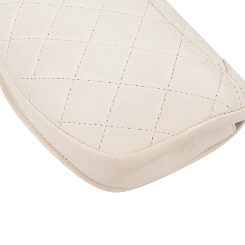 Chanel Quilted Calfskin Small Underline Single Flap Crossbody Bag