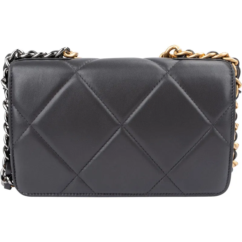 Chanel 19 Quilted Lambskin Chanel Wallet On Chain Crossbody Bag