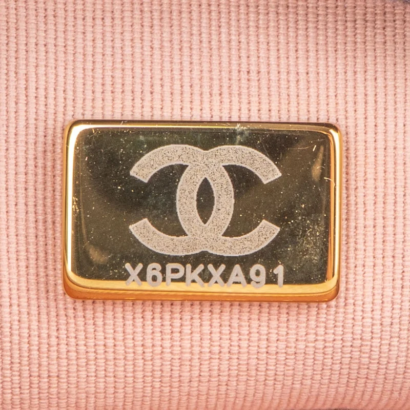 Chanel Quilted Caviar Leather Chunky Chain Rectangular Single Flap Shoulder Bag