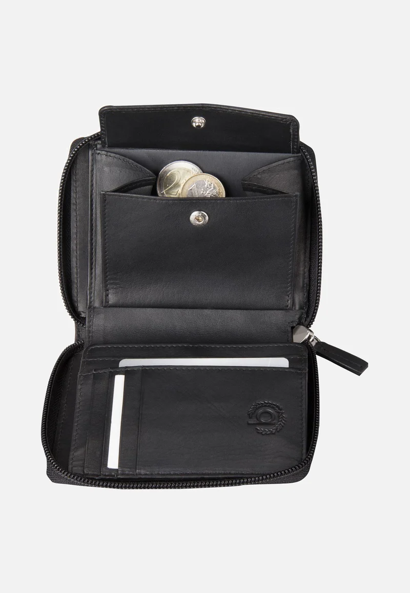 Primo Zip 8 Schwarz - Portemonnaie