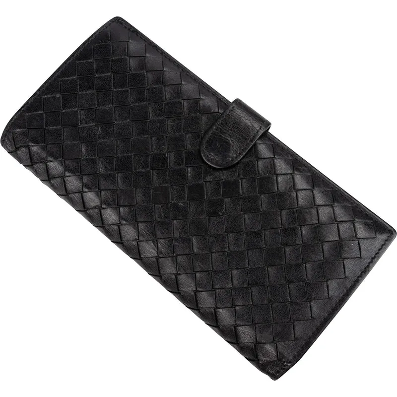 Bottega Veneta Intrecciato Clip Wallet