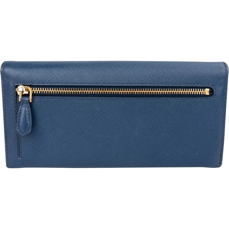 Prada Saffiano Leather Bow Wallet