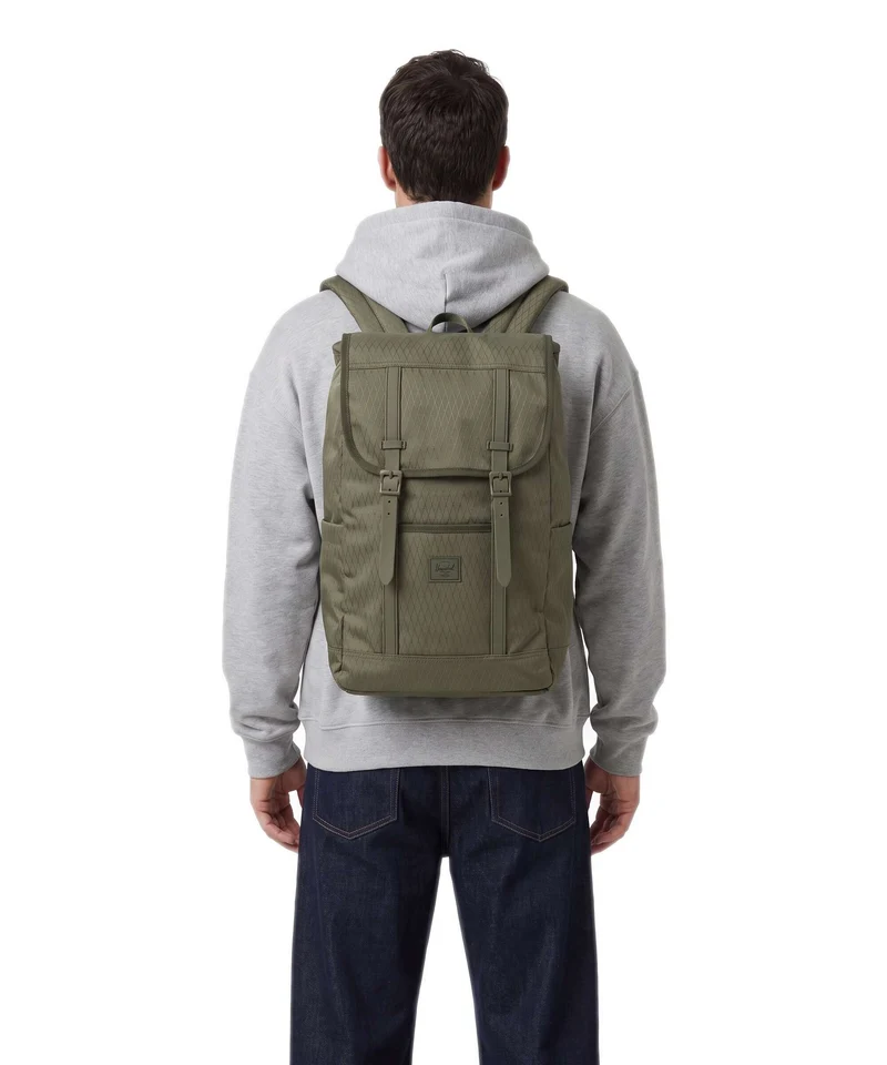 Herschel Retreat 23 Rucksack ivy green diamond