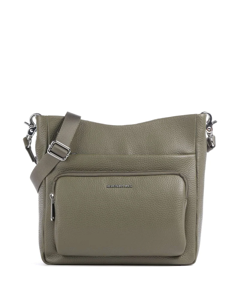 Mandarina Duck Mellow Leather Umhängetasche winter olive