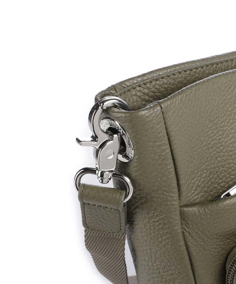 Mandarina Duck Mellow Leather Umhängetasche winter olive