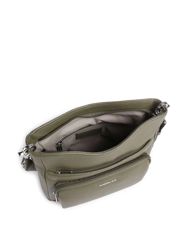 Mandarina Duck Mellow Leather Umhängetasche winter olive