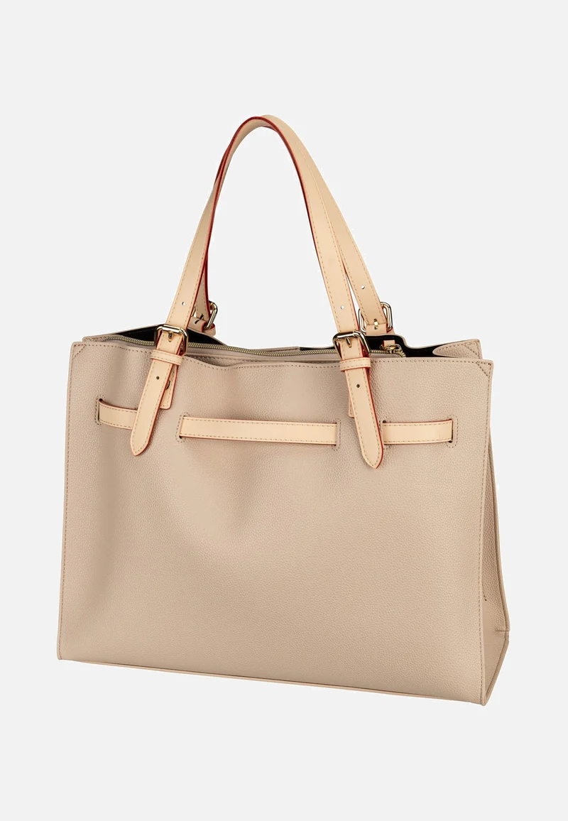 Ella L Beige - Tote Bag