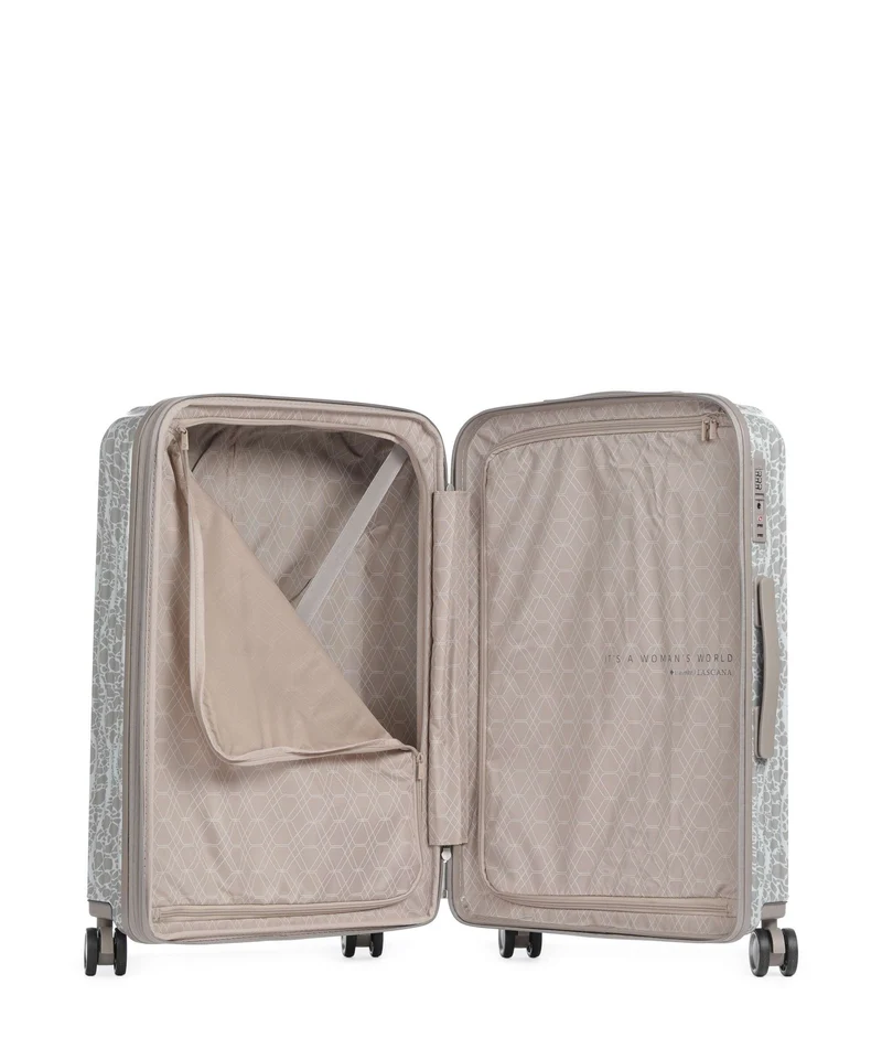 Travelite Lascana Edition 4-Rollen Trolley Set champagne