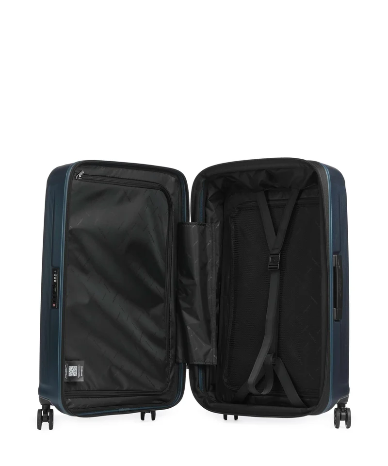 Samsonite Nuon 4-Rollen Trolley matt petrol blue