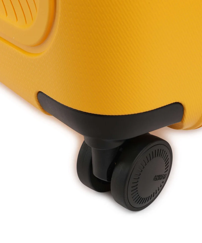 American Tourister Dashpop 4-Rollen Trolley golden yellow