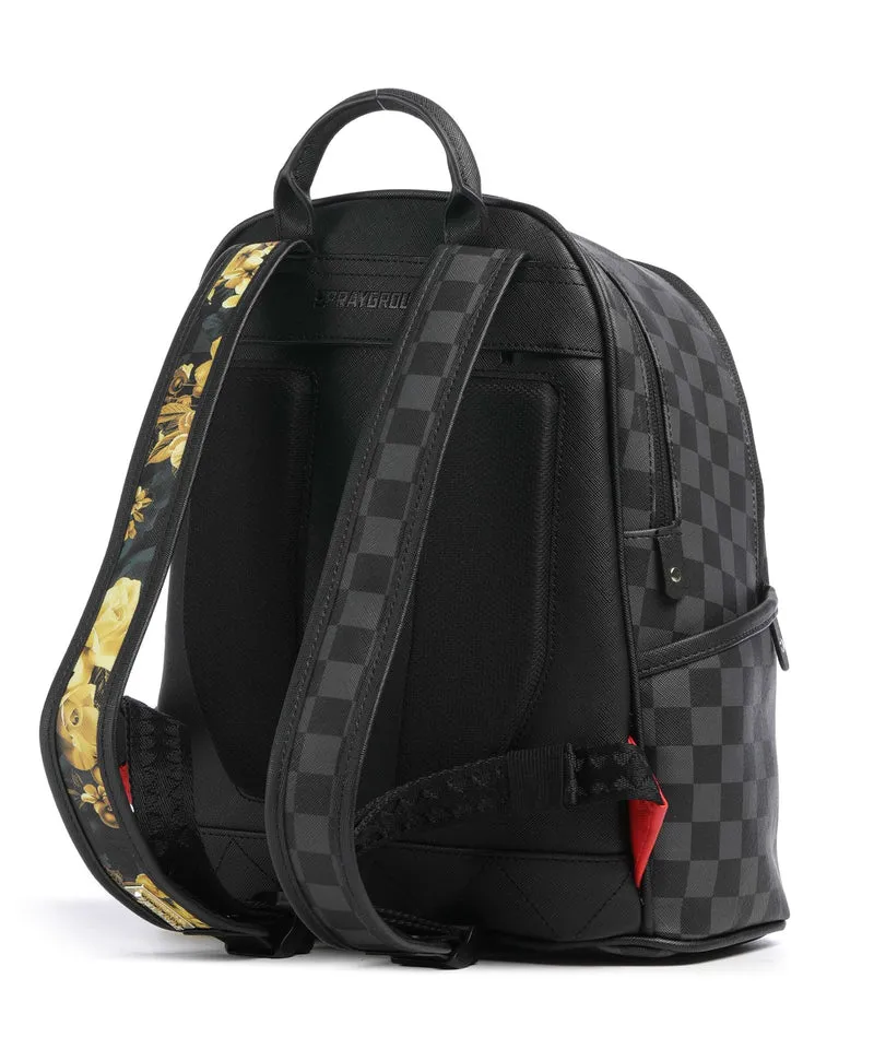 Sprayground Gold Floral Remix Rucksack black