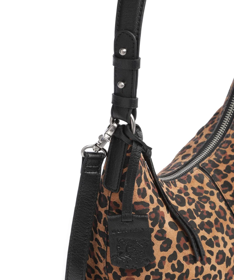 Burkely Animo Beuteltasche leopard