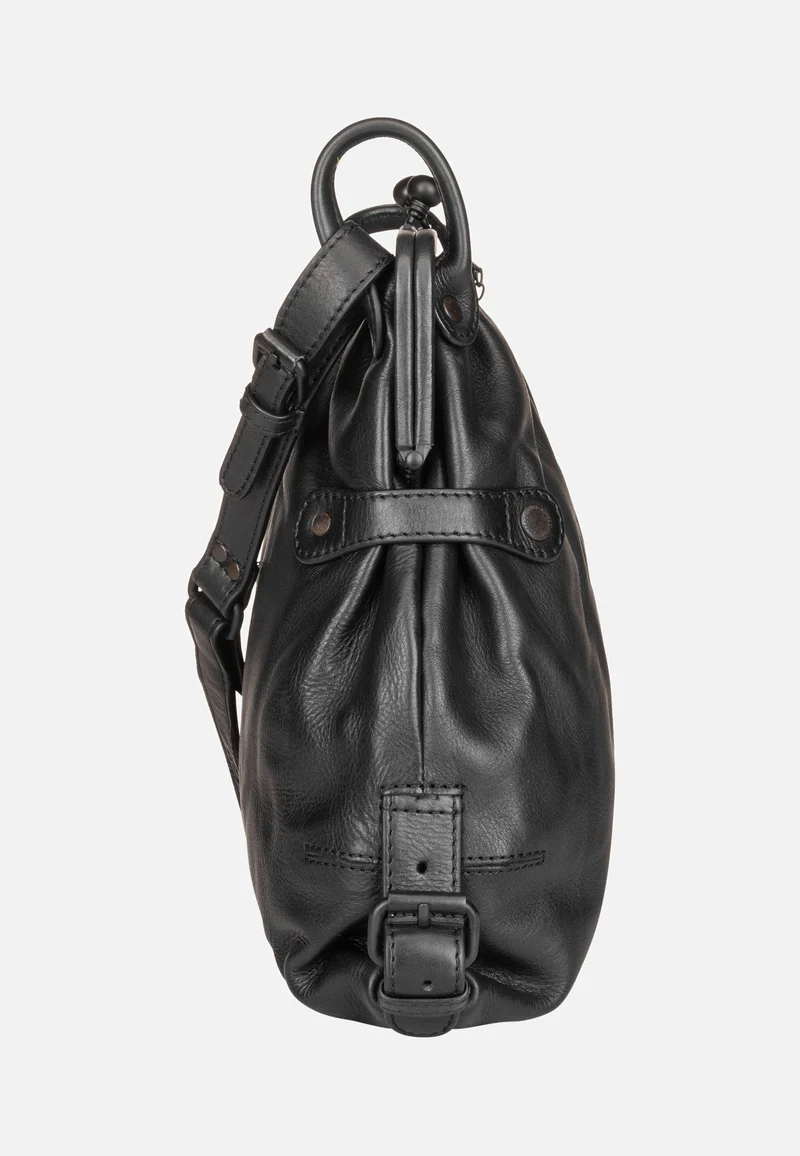 Mrs. Tea Cake Black Smoke - Hobo Bag