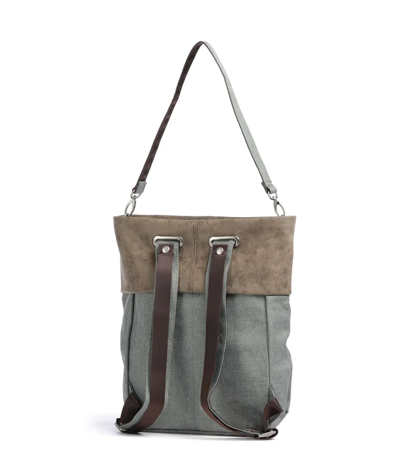 Zwei Olli OR12 Rucksack-Tasche eucalyptus