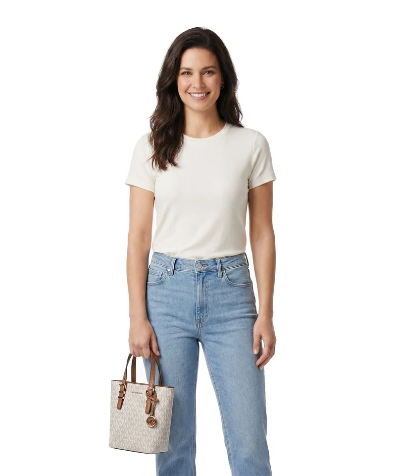 Michael Kors Quinn XS Handtasche vanilla/acrn