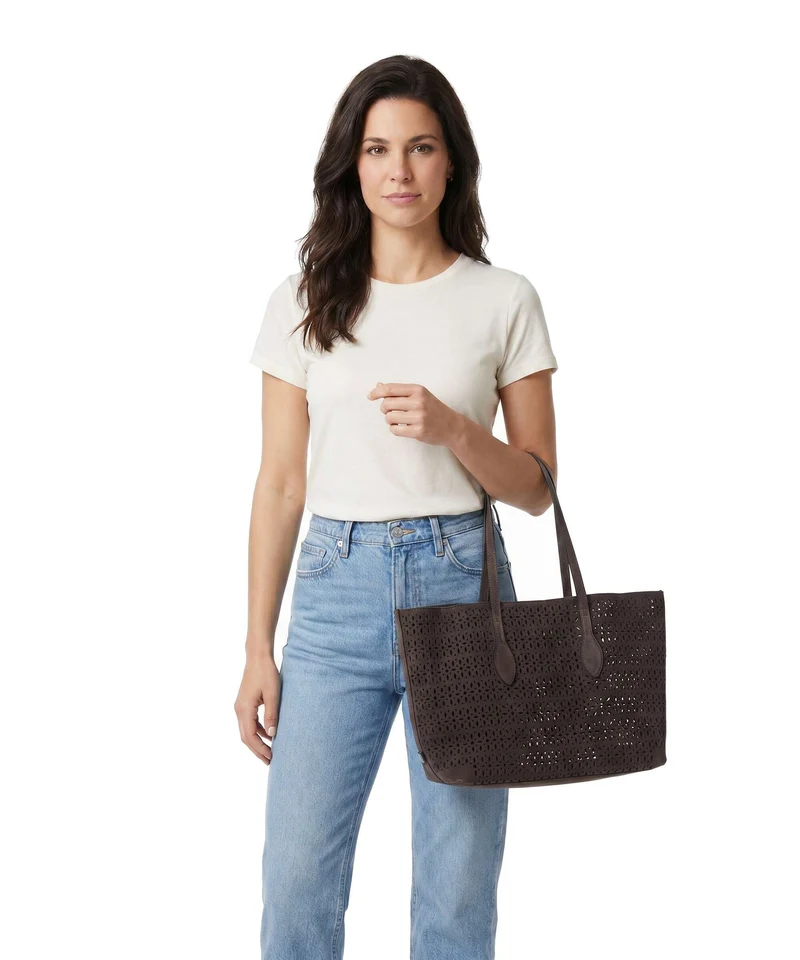 Gianni Chiarini Mashup L Shopper moka