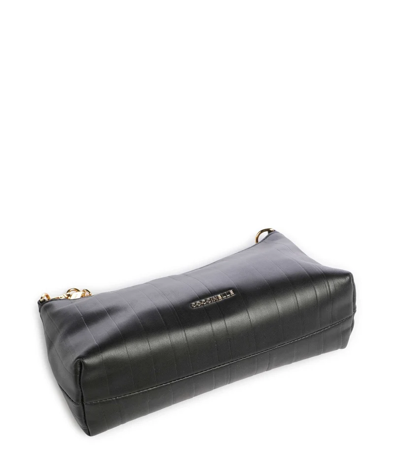 Coccinelle Aura Plisse Schultertasche noir