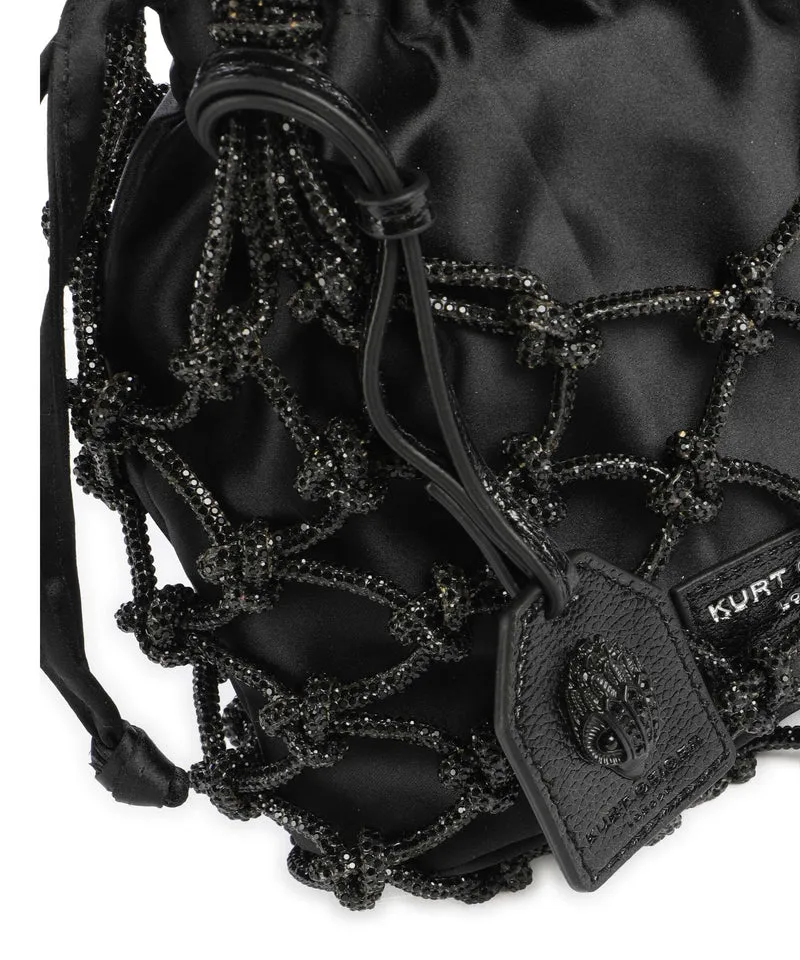 Kurt Geiger Macrame Small Handtasche black