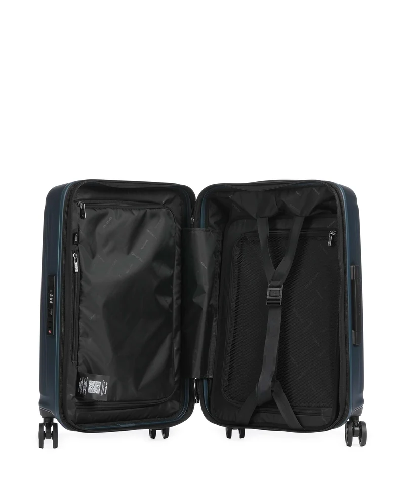 Samsonite Nuon 4-Rollen Trolley matt petrol blue