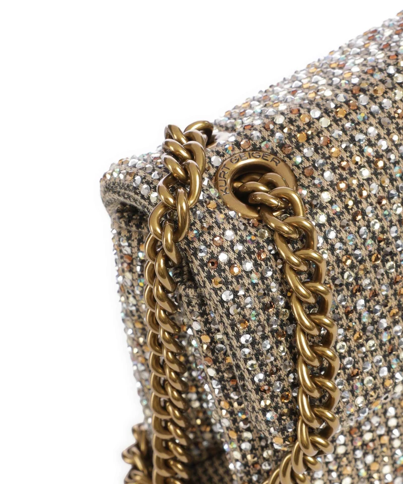 Kurt Geiger Kensington Schultertasche beige combination