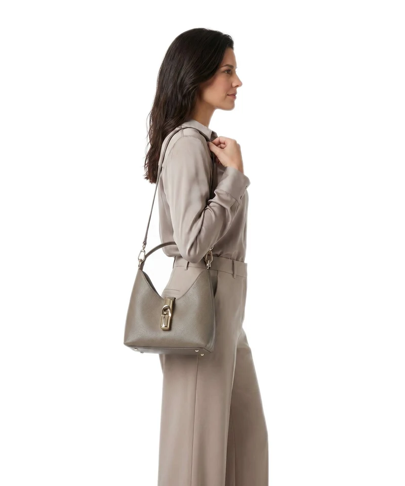 Furla Iride Mini Umhängetasche muddy gray