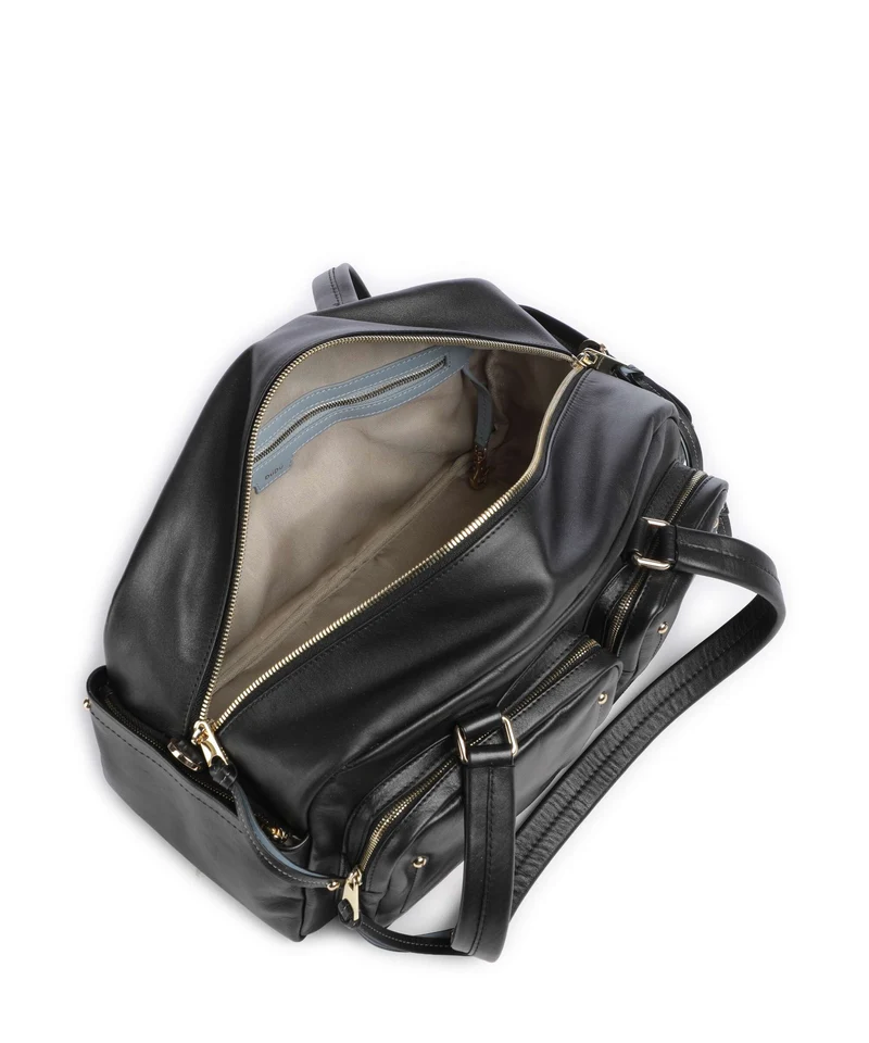 DuDu Bags Pocket Fanciful Schultertasche nero