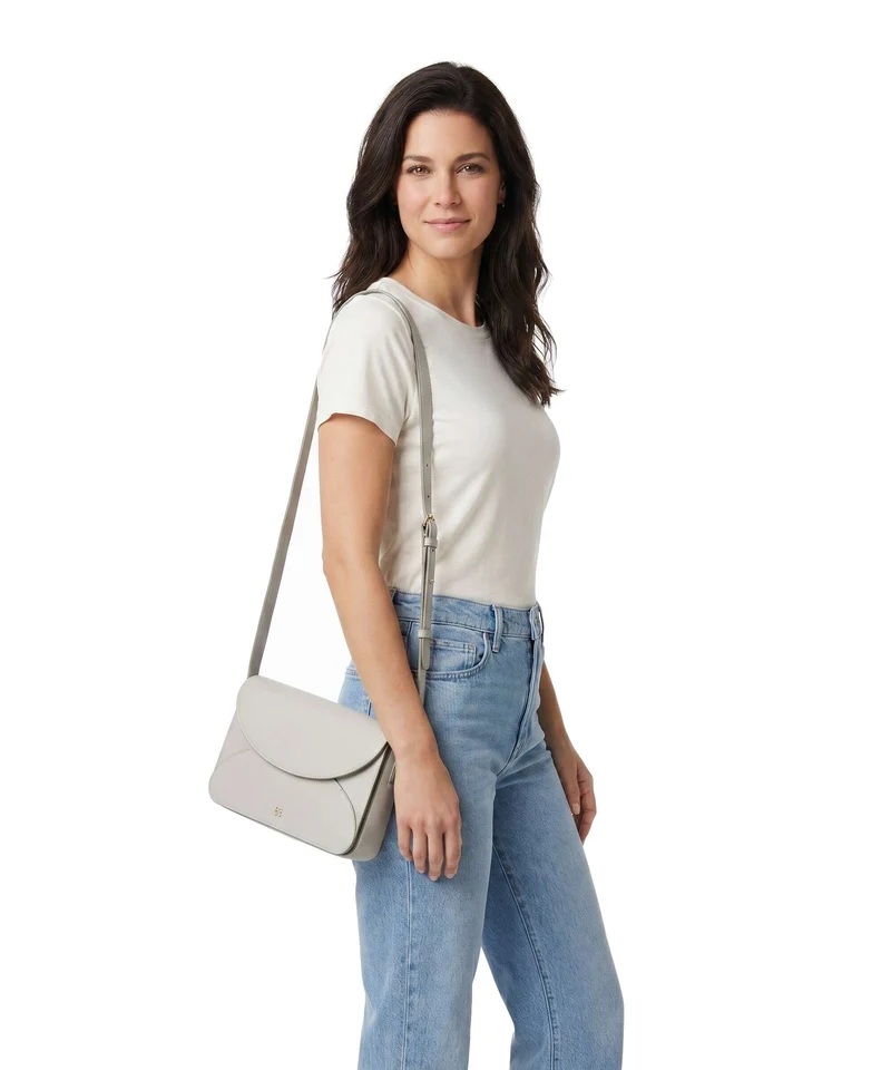 DuDu Bags Colorful Agnese Umhängetasche pearl grey
