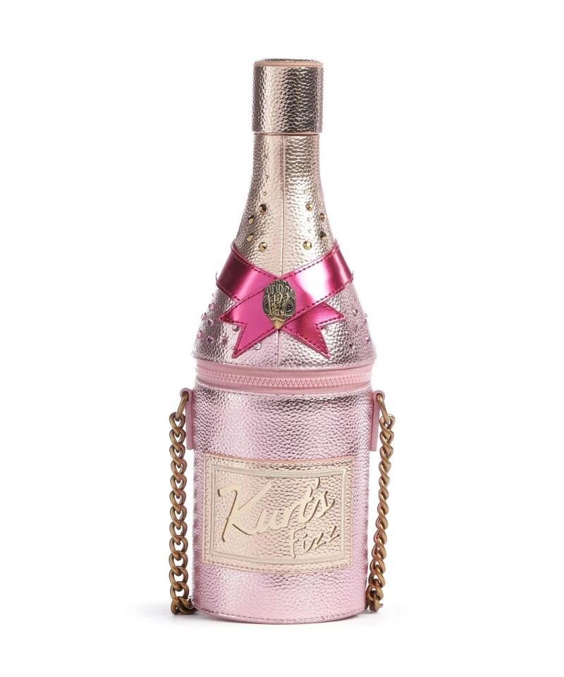 Kurt Geiger Champagne Bottle Umhängetasche pink