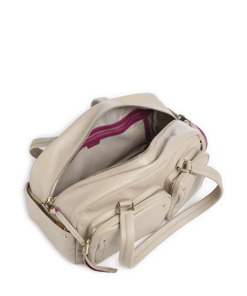 DuDu Bags Pocket Fanciful Schultertasche sand grey