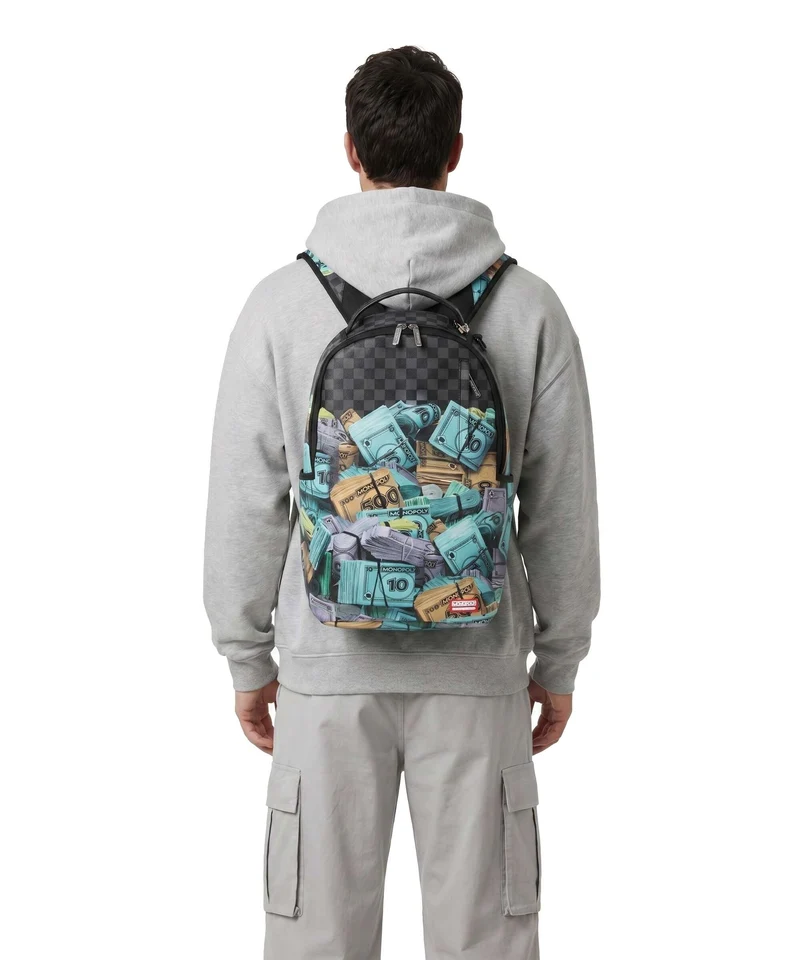 Sprayground Monopoly Money Stacks Rucksack multicolour