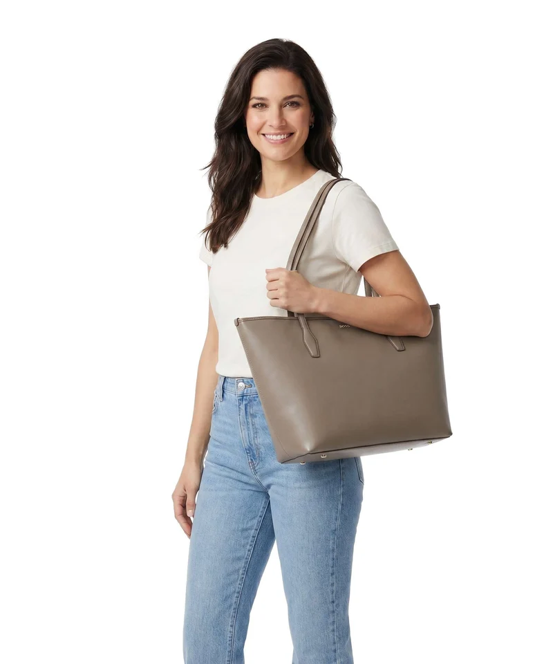 BOSS Sandy Shopper brown overflow