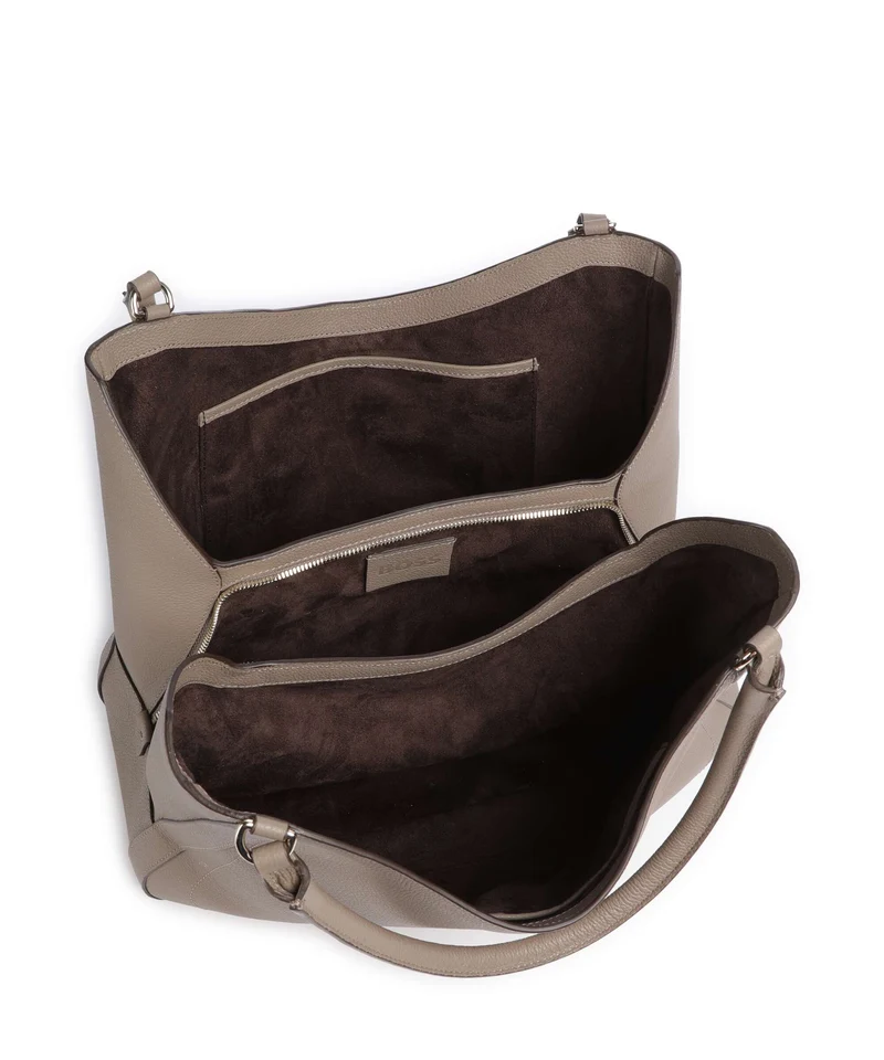 BOSS Reah Beuteltasche brown overflow