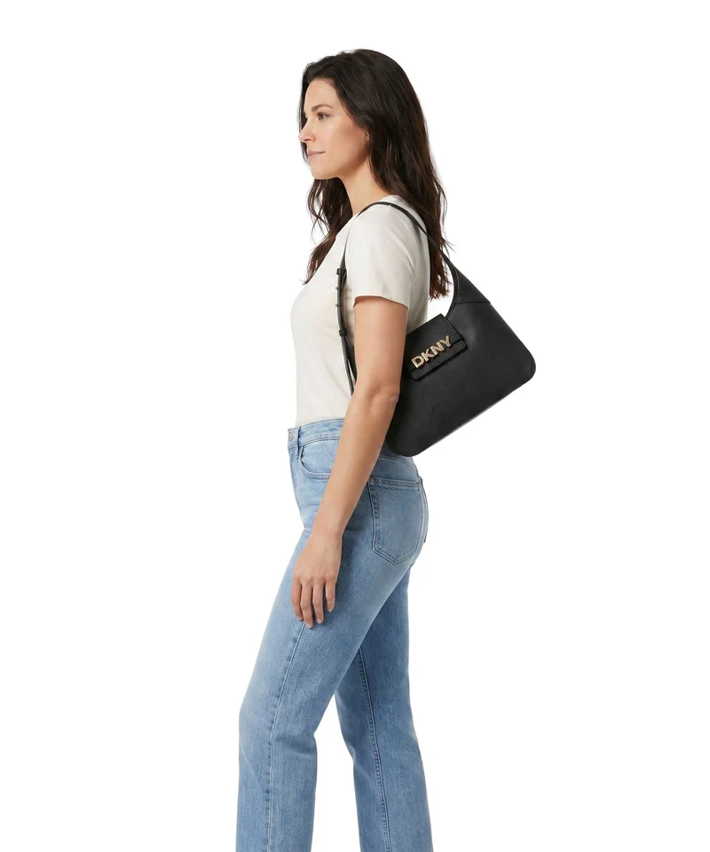 DKNY Avril Schultertasche black/gold