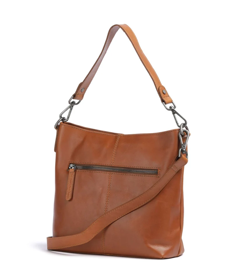 The Chesterfield Brand Wax Pull Up Cow Jen Beuteltasche cognac