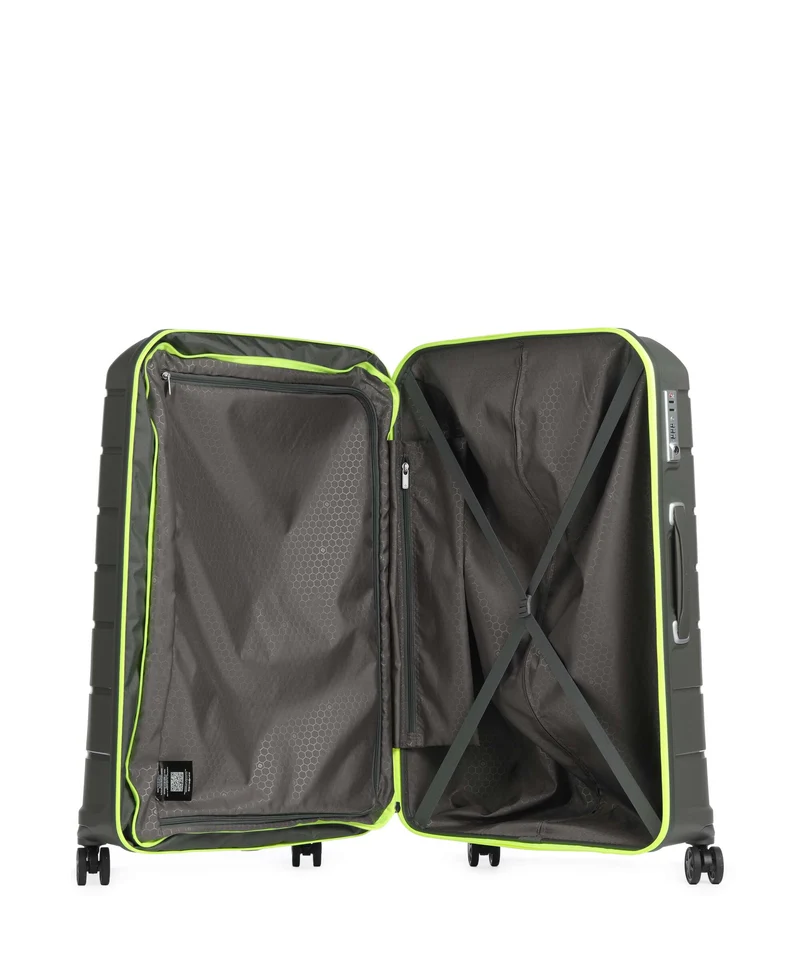 Samsonite Flux Exp 4-Rollen Trolley dark olive