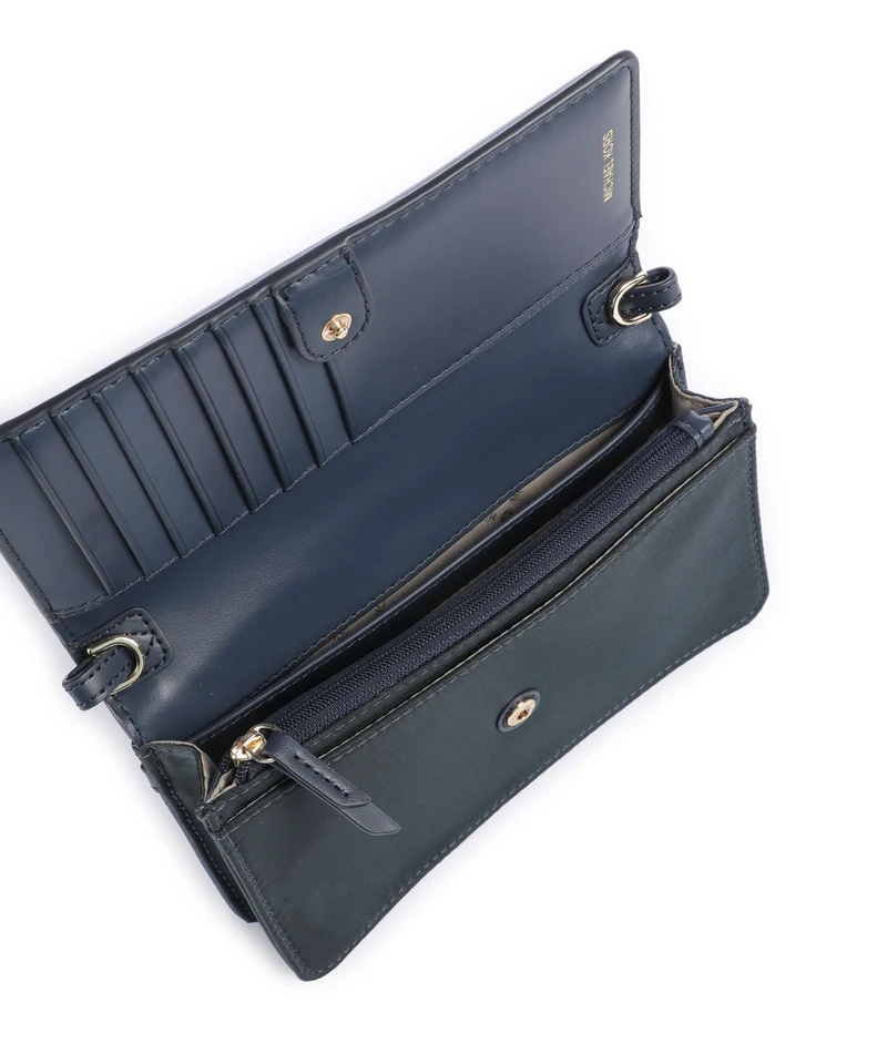 Michael Kors Jet Set Small Geldbörse navy