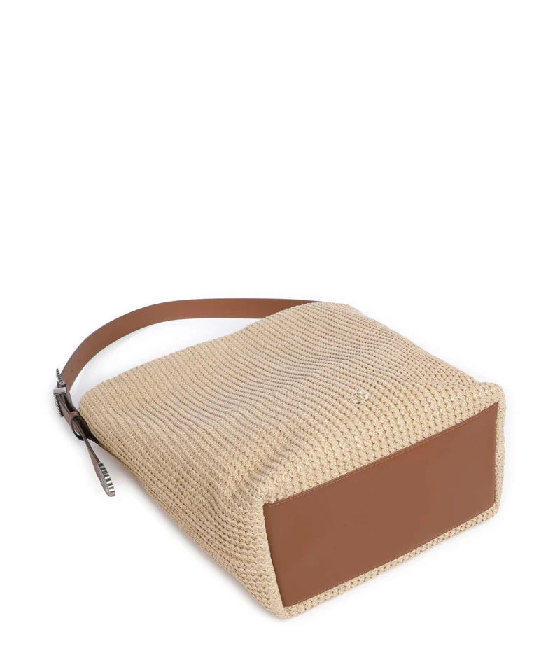 Pinko Big Beuteltasche paglia/cuoio/mix gal