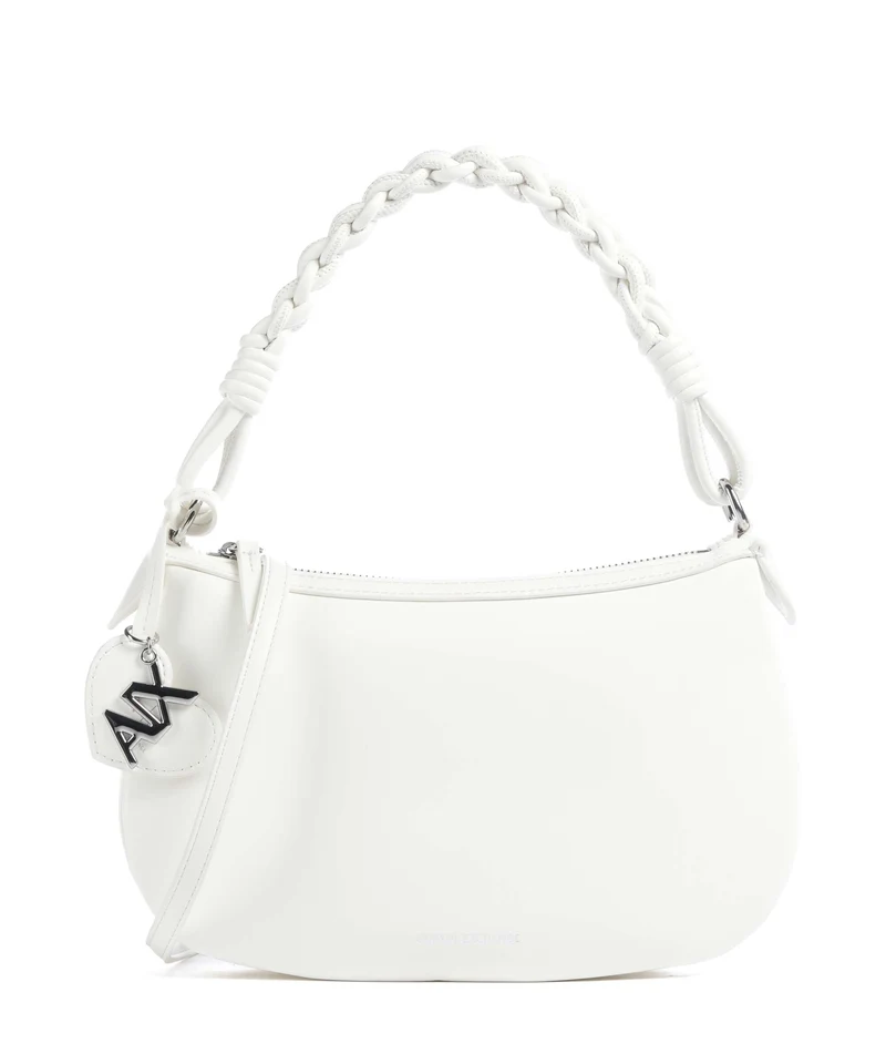 Armani Exchange Maya S Schultertasche off white