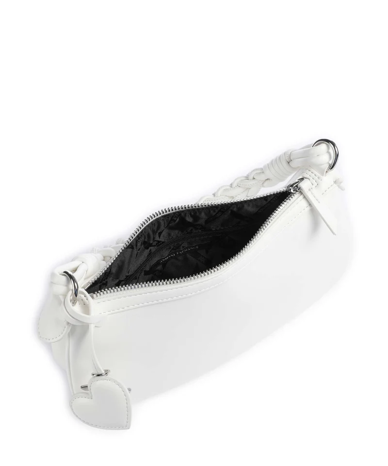 Armani Exchange Maya S Schultertasche off white