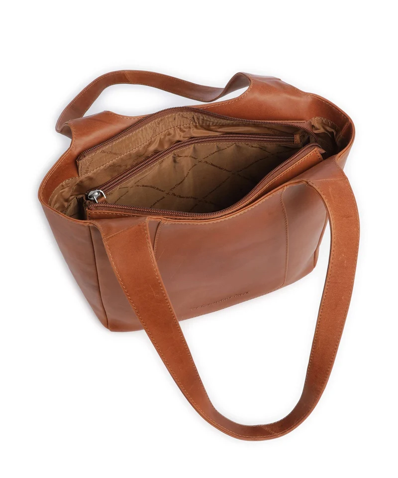 The Chesterfield Brand Wax Pull Up Cow Tofino Shopper cognac