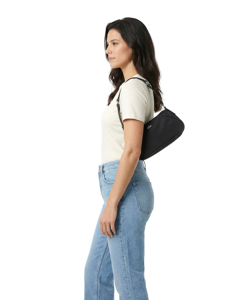 Lacoste Day in L Schultertasche noir