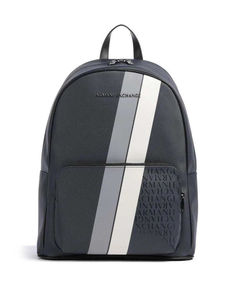 Armani Exchange Dylan Rucksack navy/chiseled stone/off white