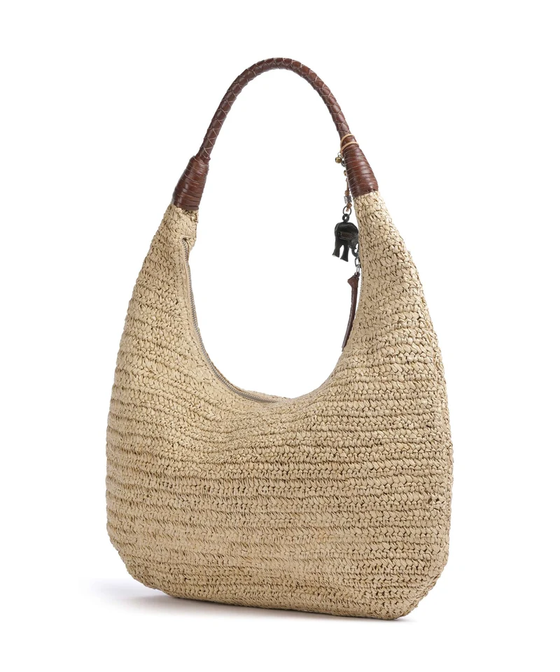 Anokhi Beuteltasche beige