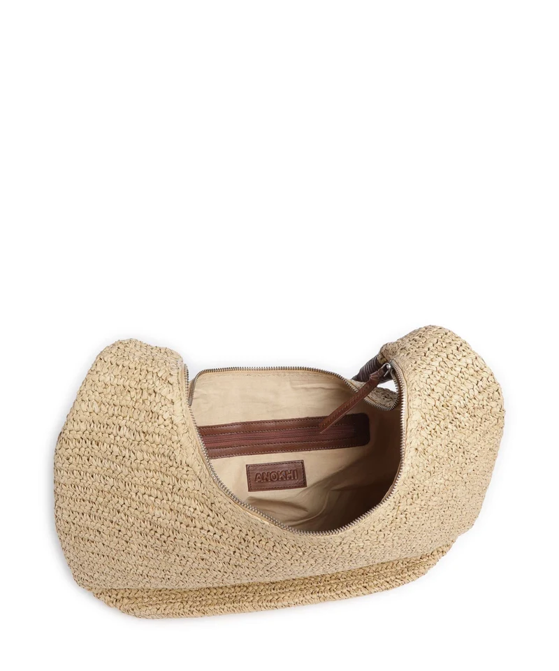 Anokhi Beuteltasche beige