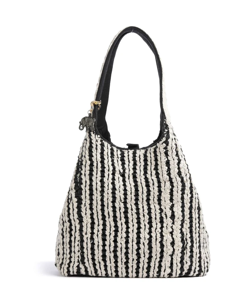 Anokhi Shopper black/white