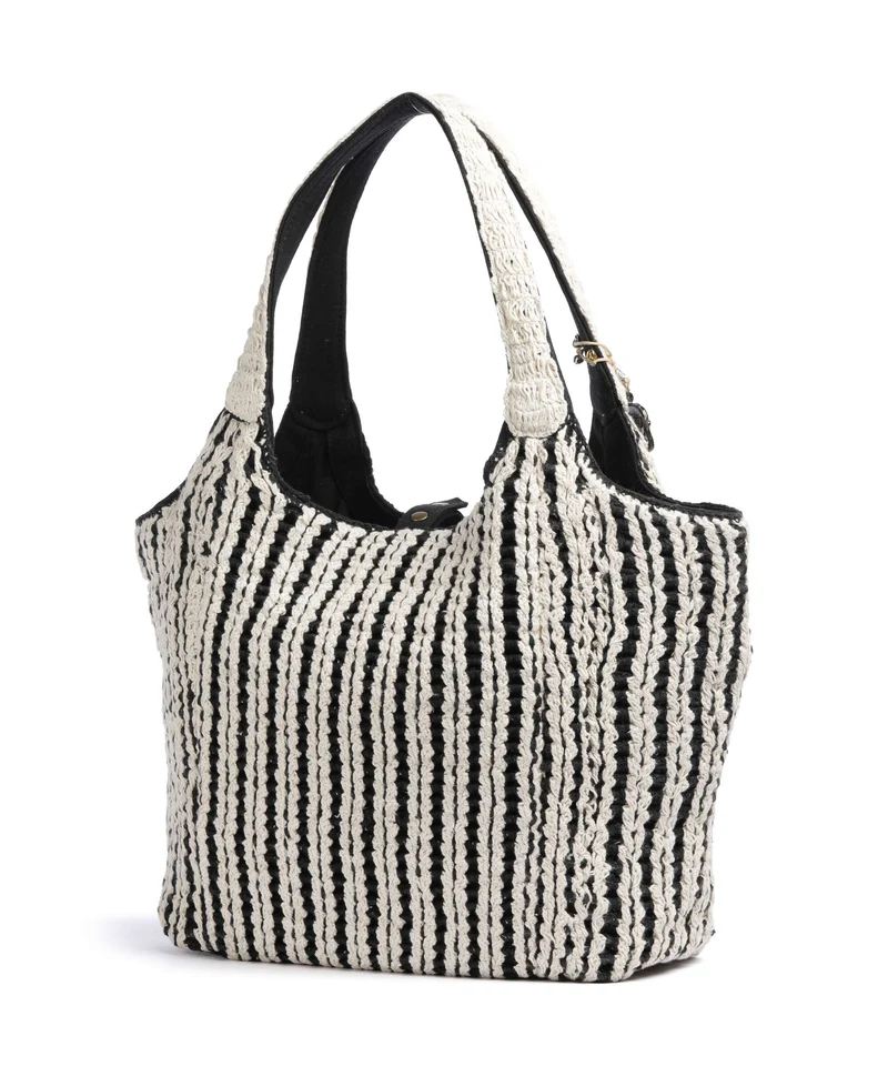 Anokhi Shopper black/white