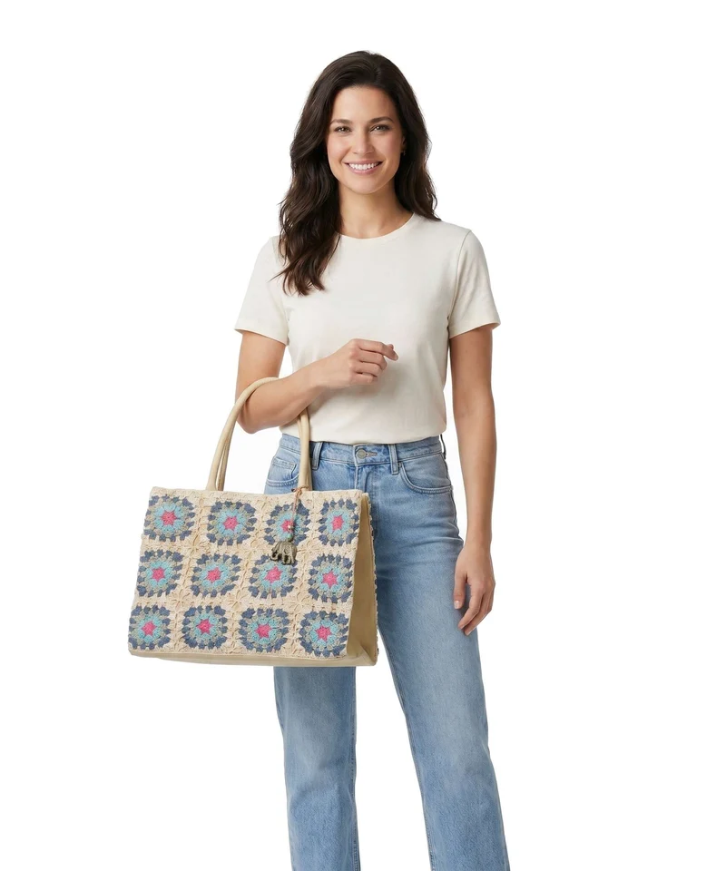 Anokhi Shopper blue
