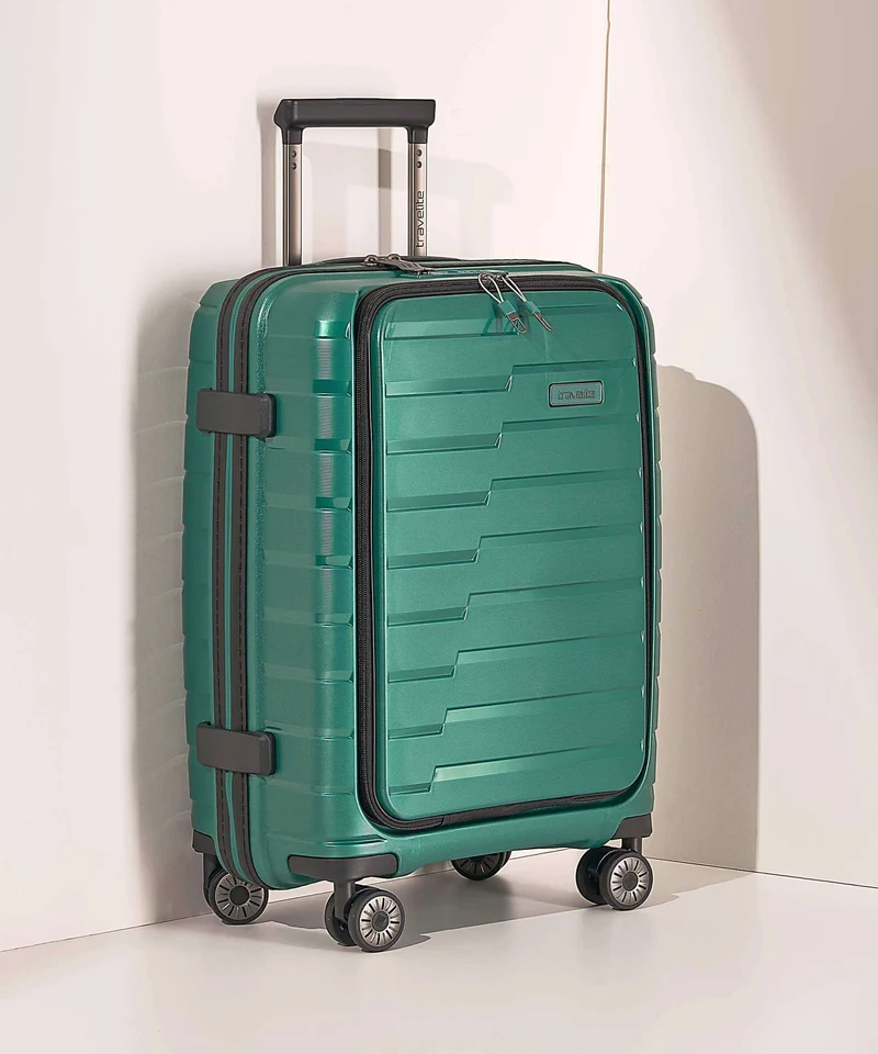 Travelite Air Base 4-Rollen Trolley smaragd