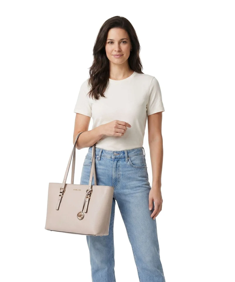 Michael Kors Quinn Medium Shopper soft pink