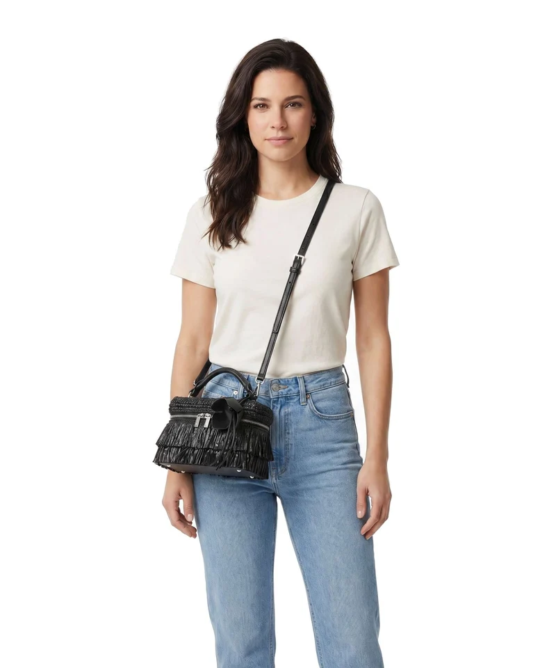 Michael Kors Jana XS Umhängetasche black/black